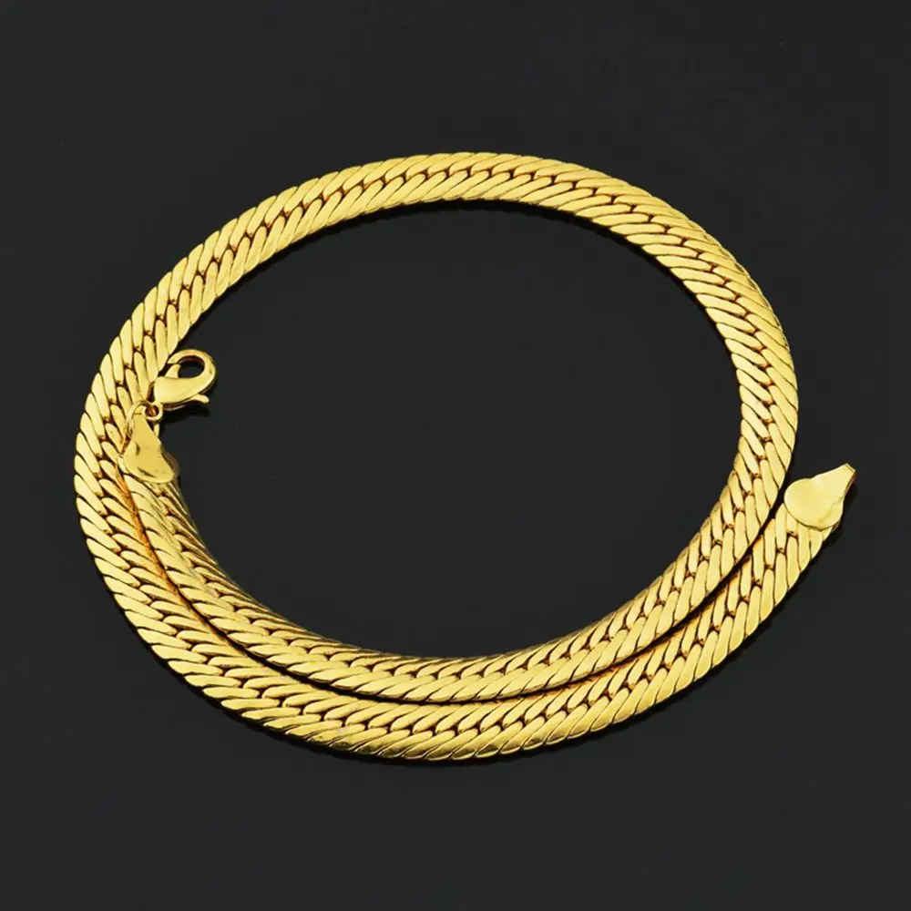 

Clavicle Chain Yellow Gold Filled Mens Necklace Choker Chain