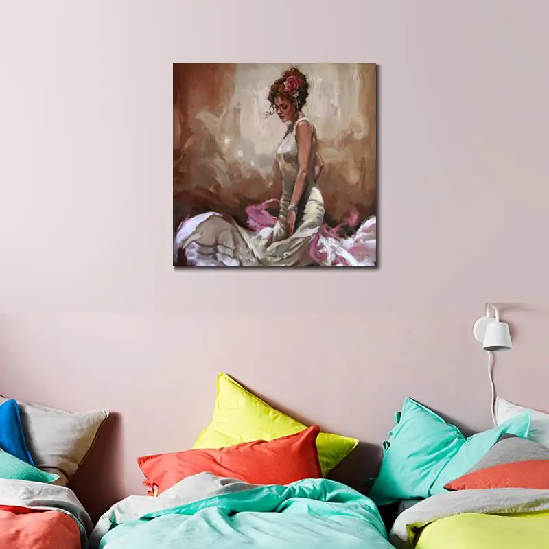 Красивая картина маслом для женщин мышление прежде чем показать женское