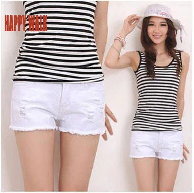 Летние Новые повседневные джинсовые шорты для беременных женщин белые джинсы