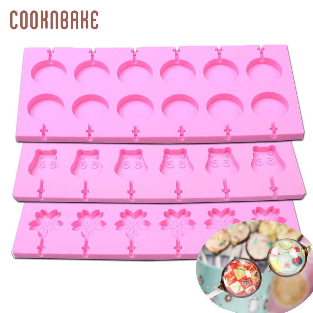 COOKNBAKE силиконовые формы для леденцов конфет шоколада круглая форма торта