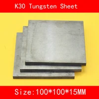 15*100*100mm Tungsten Sheet Grade K30 YG8 44A K1 VC1 H10F HX G3 THR W Tungsten Plate ISO Certificate