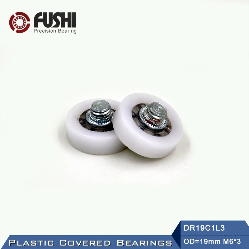 Подшипники DR19C1L13 подшипник шкива с резьбой 6*19*6 мм (2 шт.) для дверей и окон