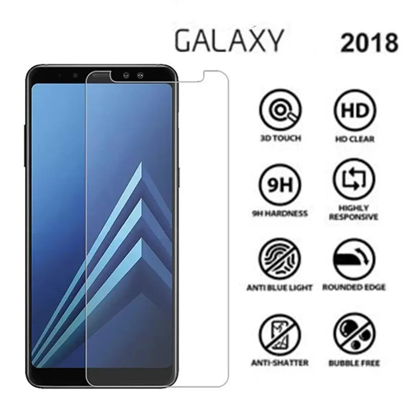 Экран протектор для samsung Galaxy A7 A3 A6 A8 J3 J5 J7 закаленное Стекло для Smasung S7 с уровнем твердости 9H защитная Пленка чехол