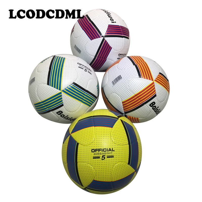 2017 Новый стиль высокое качество для взрослых размер 5 искусственная кожа футбол