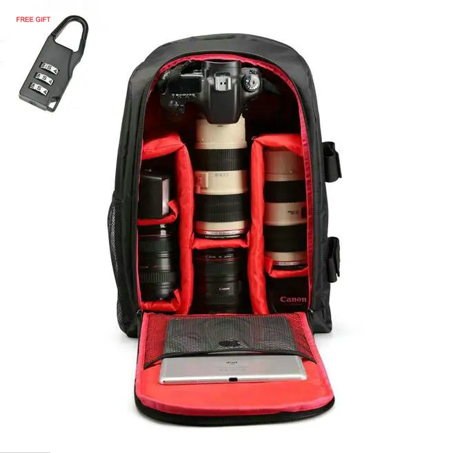 Новинка сумка для камеры чехол рюкзак DSLR SLR Nikon Canon Sony Fuji Pentax Samsung 15 6 'сумка