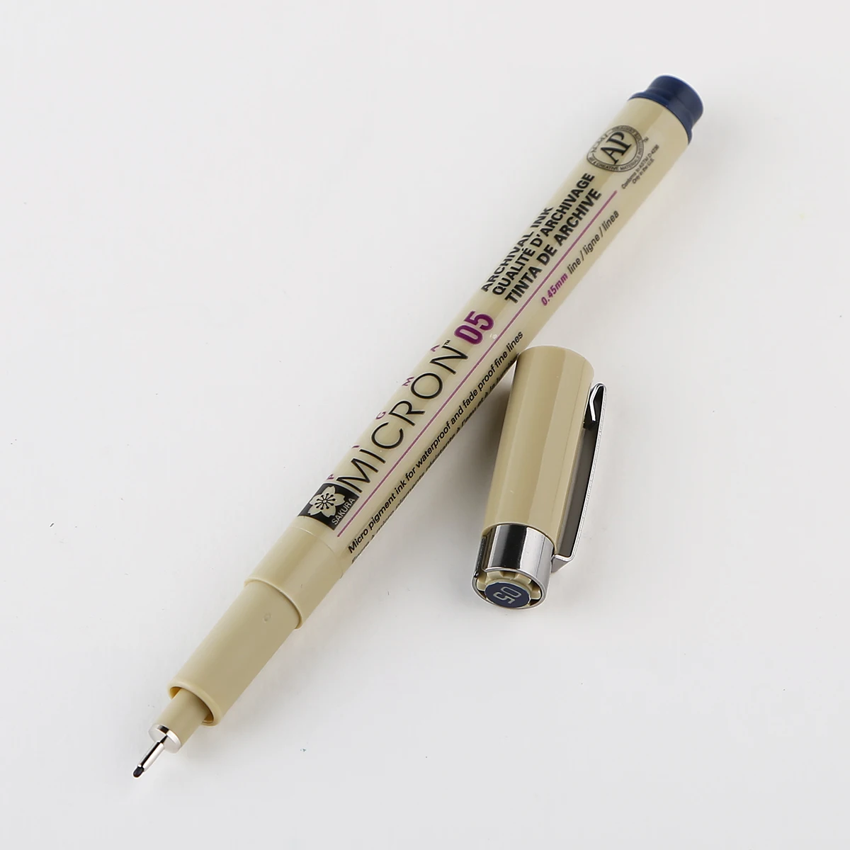 05 045mm Blue black SAKURA 1 шт Микрон ручка многоцветный 0,25 мм 0,45 мм маркер акварельные маркеры вкладыши для рисования Dessin Sketch Rotulador 0105 - Цвет: 05 045mm Blue black