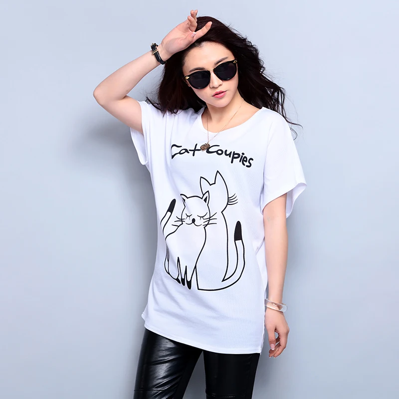 2017 Форме Крыла Летучей Мыши С Коротким Рукавом Футболки Женский О Образным