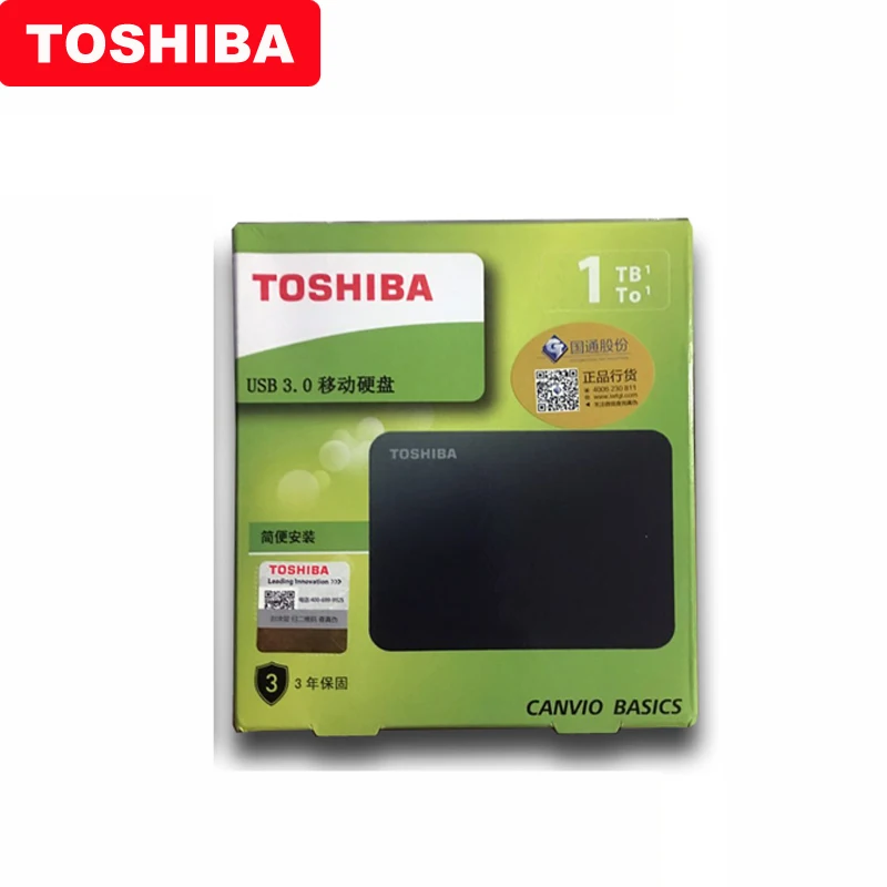 TOSHIBA Canvio Basics HDD 2 5 &quotA3 USB 3 0 внешний жесткий диск ТБ портативный диск|Внешние