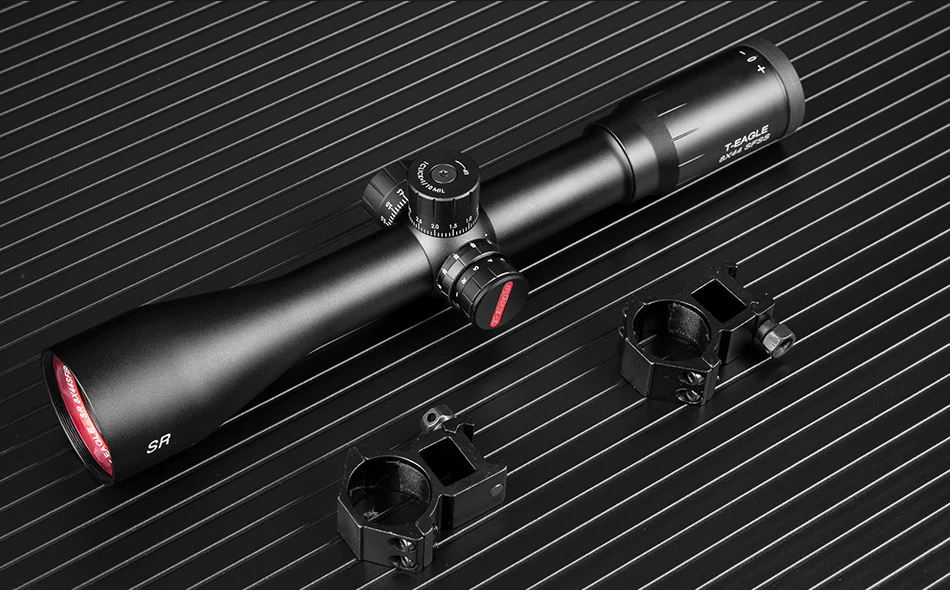 SR 8X44 SFSS прицелы для охоты Боковая регулировка параллакса стекло травление сетка турели замок сброс фиксированный 8X перекрестное увеличение область