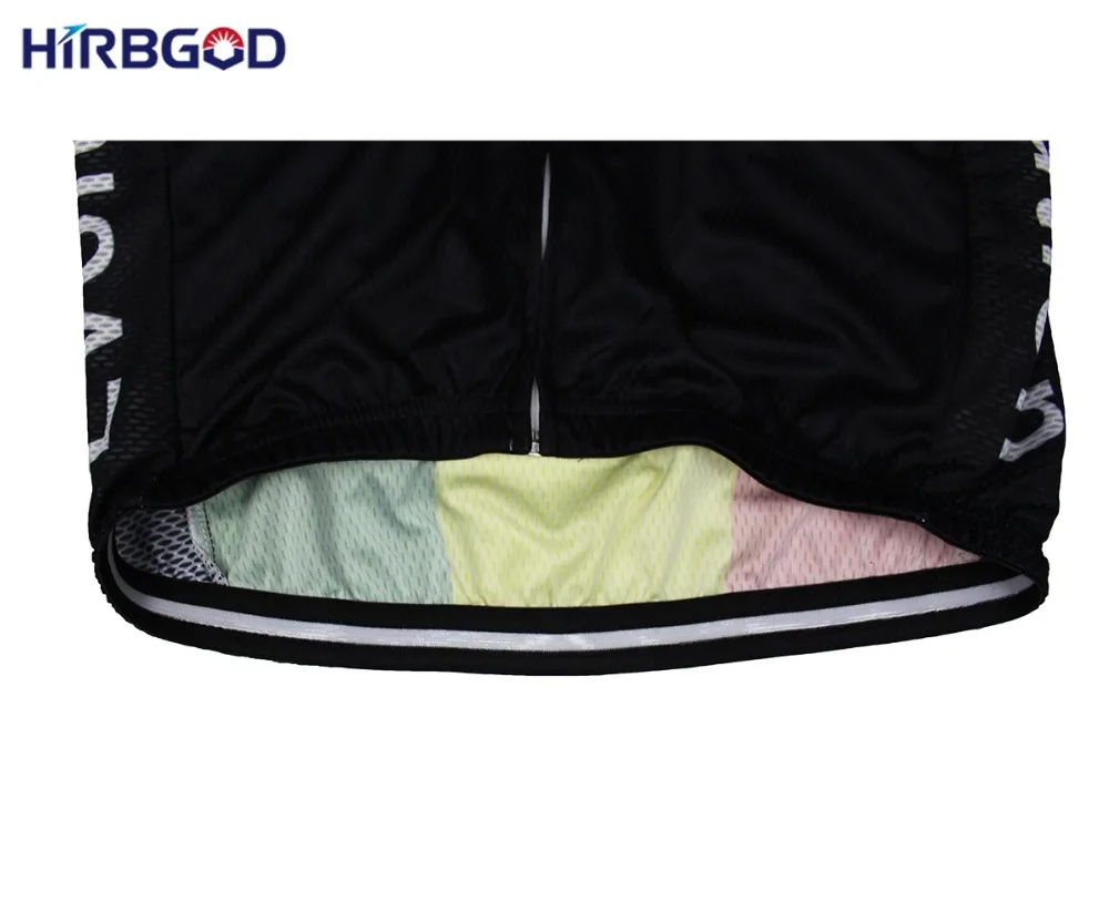 Мужская велосипедная одежда HIRBGOD Evolution черная майка с длинным рукавом для езды на