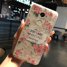 YueTuo матовый чехол для xiami XiaoMi Redmi Note 4x силиконовый 3d телефона