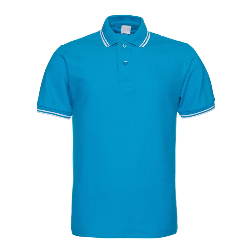 2019 Рубашка Поло Мужчины Мода Полосатый Дышащий Азии Размер Рубашки Мужское