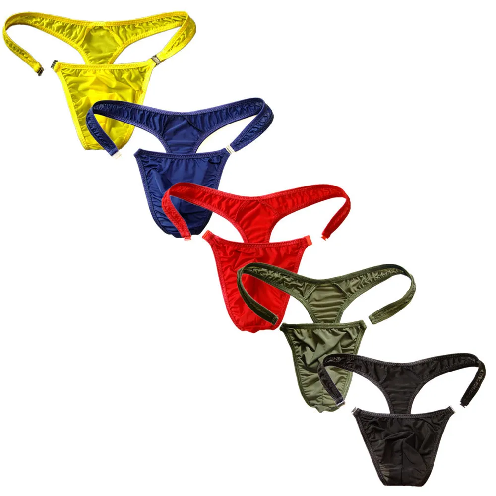M-XXXL гей-стринги сумка Сексуальная Низкая Талия пляжные купальники мужские