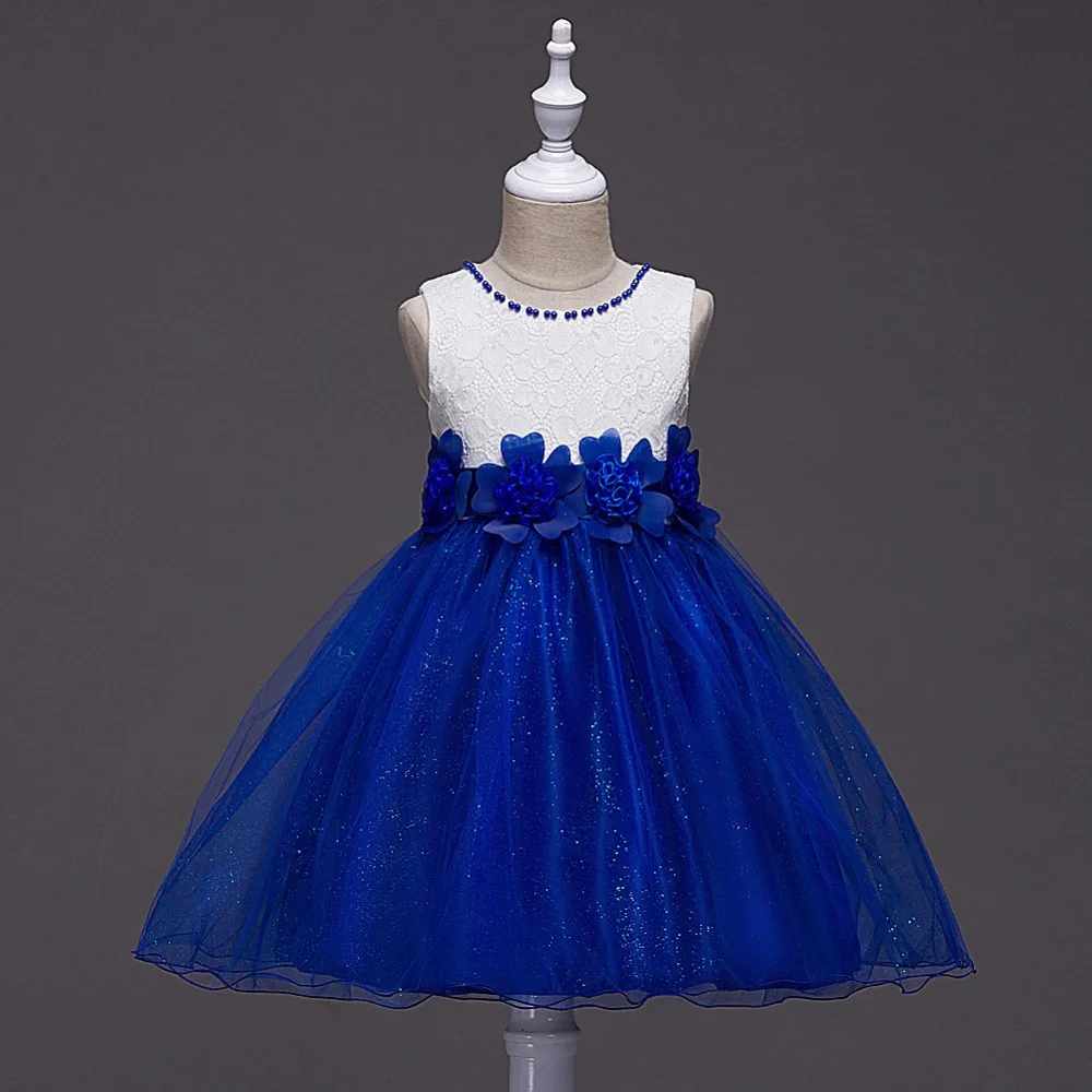 Cielarko Girls Dress Shiny Children Lace Party Dresses Pageant Baby Birthday Vestidos Ball Gowns Kids Wedding Clothing for Girl | Детская