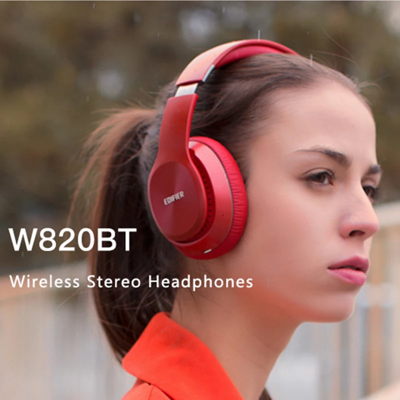 

EDIFIER W820BT Wireless Headphone Bluetooth4.1 Premium Listening Experience Up to 80 Hours of Battery All-day-long Playback