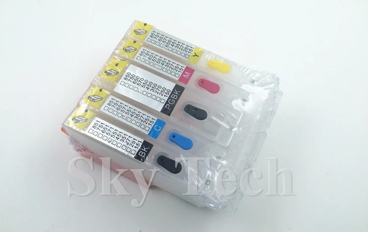 Пустой пополняемый картридж 5PK подходит для PGI550 CLI551 canon MG5450 MG5550 MG6350 MG6450 MG7150 Ip7250 с