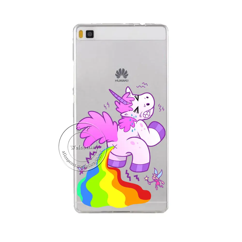 Милый жесткий пластиковый чехол для Huawei P6 P7 P8 P9 P20 Lite Pro P10 Plus |
