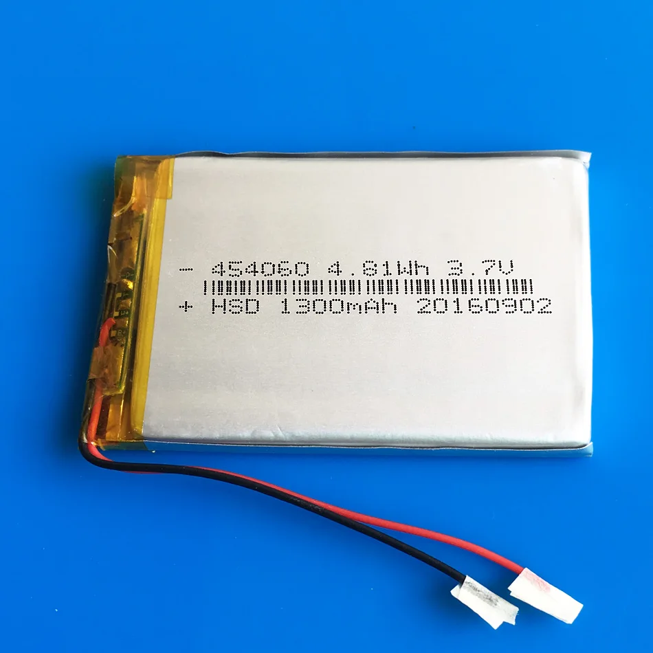 454060 3 7 V 1300mAh литиевая полимерная аккумуляторная батарея Lipo сотовый заменить для