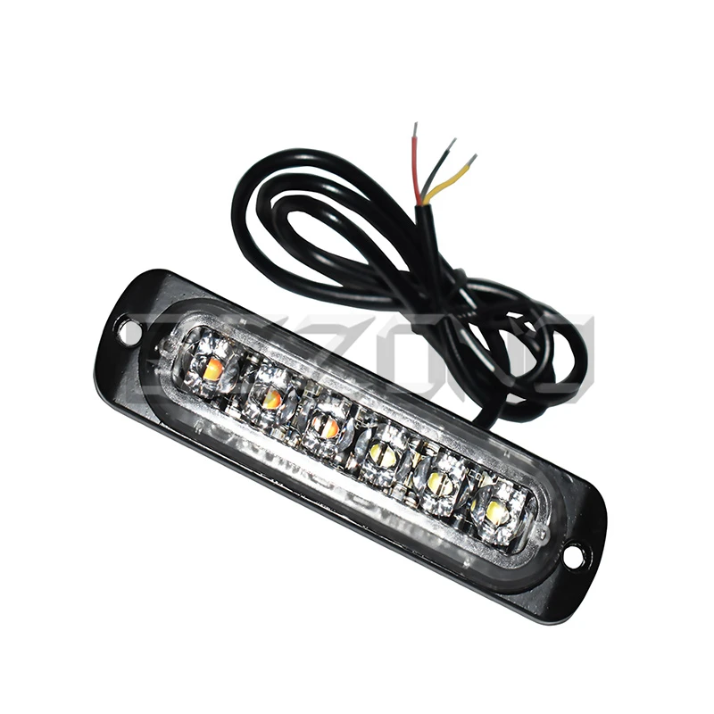 12V24V 2/4 шт 6 светодиодных стробоскопических сигнальных огней Стробоскопическая