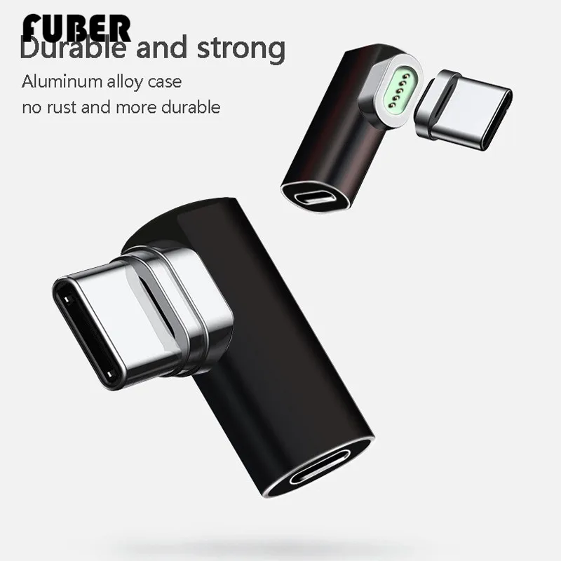 Кабель USB Type C к магнитному адаптеру для Macbook Samsung s8 s9 OnePlus 5 5T 6 с разъемом быстрой