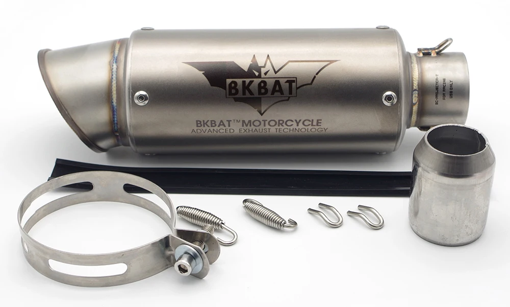 51 мм-61 мм Escape Akrapovic Мотоцикл выхлопная труба с Глушитель для мотоцикла велосипедный горшок для honda steed cb300r virago 535 xsr900 gsx s1000