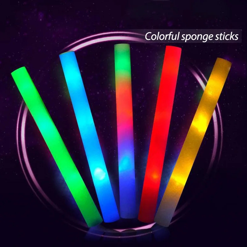 10 шт. светодиодная палочка из вспененного материала флуоресцентная