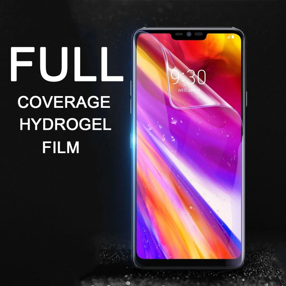9D мягкая нано Гидрогелевая пленка из ТПУ для LG V50 V30 V20 G7 G8 ThinQ G5 6 K10 2018 защитная на