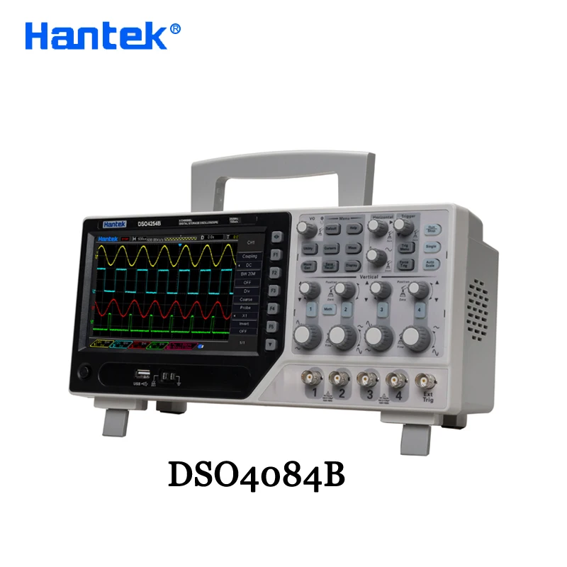 Цифровой портативный осциллограф Hantek DSO4084B 4 канала полоса пропускания 80 МГц ПК ЖК