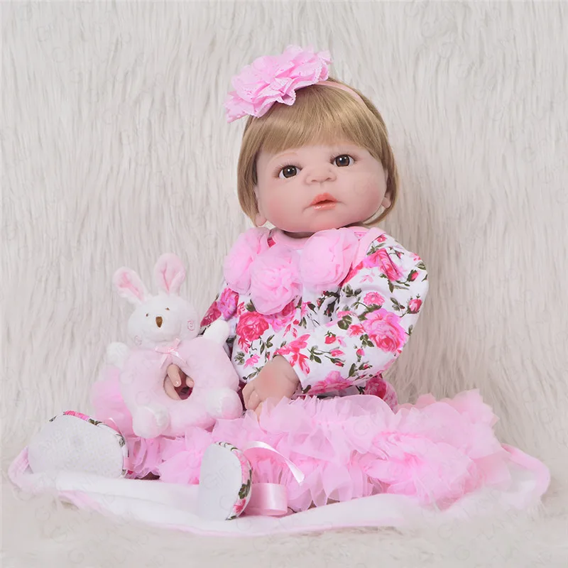 Reborn Baby Детские кухонные принадлежности для девочек 58 см Реалистичная из мягкого