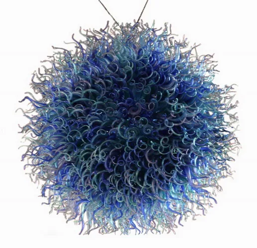 

Round Shaped Blown Glass Artistic Chandelier Style Home Decoration Chandelier Light