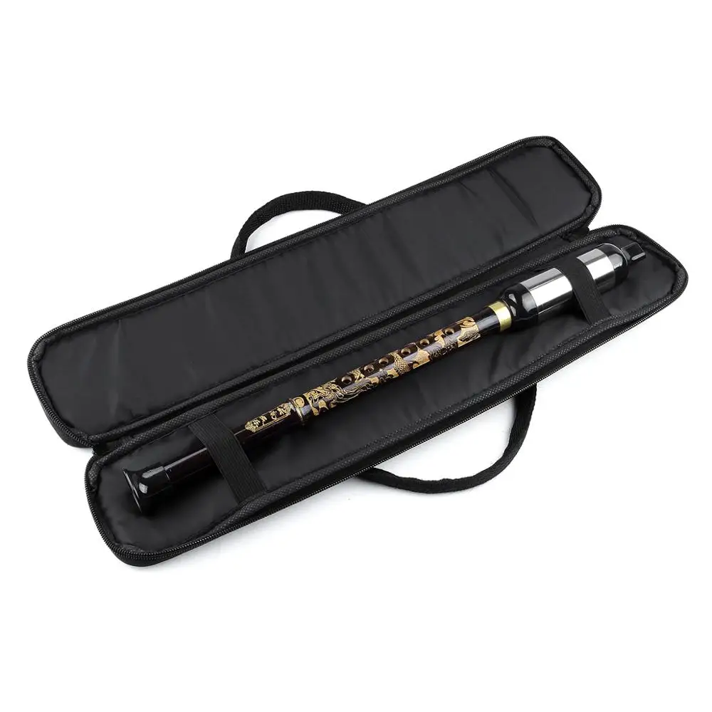 

Electric Tuner Checked Chinese Bawu Flute with leather Case Qualified Folk Musical Woodwind Instrument bamboo flute