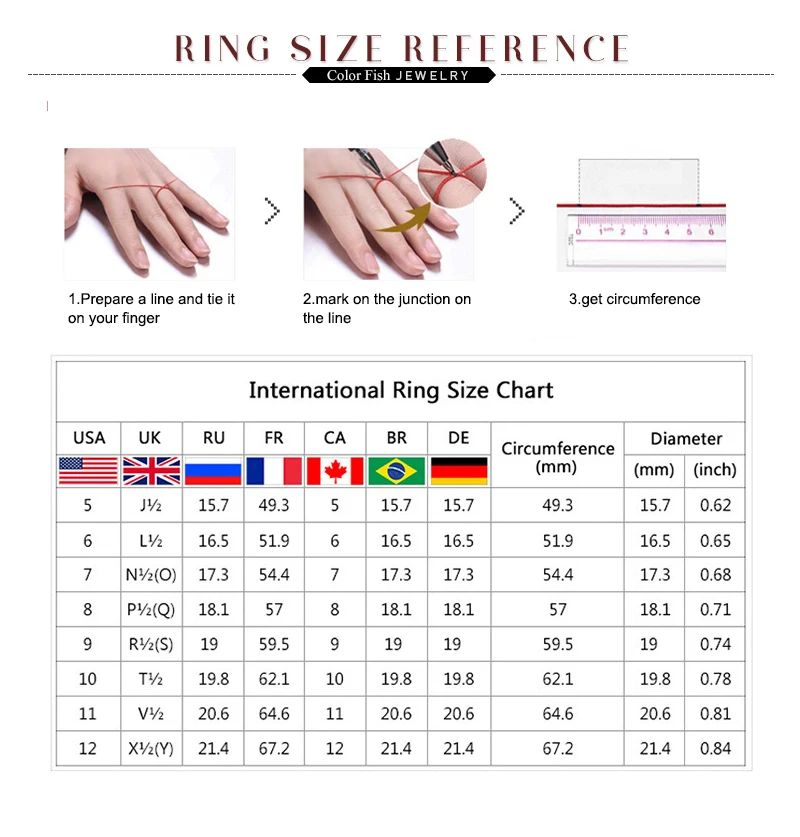 COLORFISH одноцветное 925 пробы серебро Твист Обручение кольцо Юбилей Свадебные