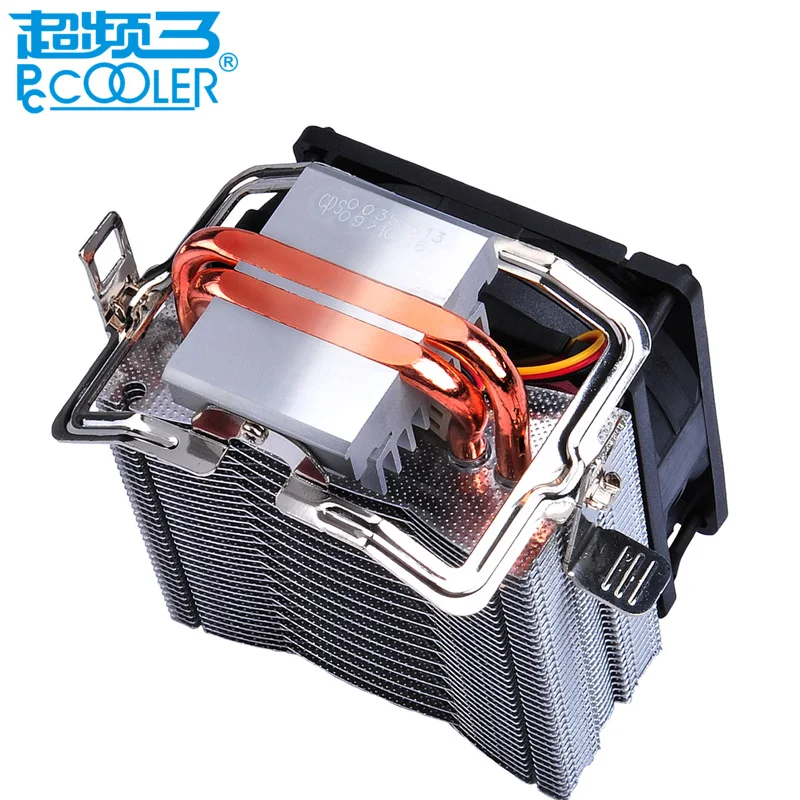 PCCOOLER original mini CPU cooler fan pure cooper heatpipe silent cooling radiator for LGA1151 775 115x FM2+ FM2 FM1 AM3 | Компьютеры и