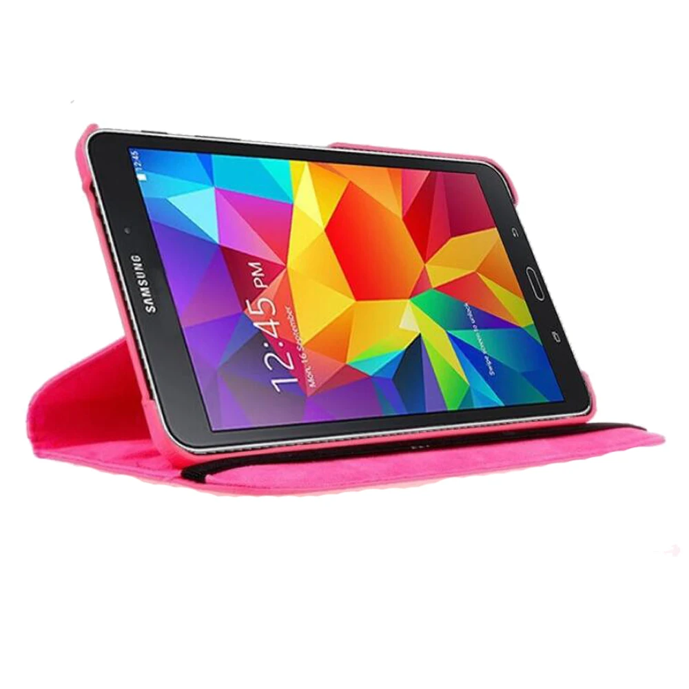 Вращающийся на 360 градусов чехол из искусственной кожи для Samsung Galaxy Tab 4 8 0 SM-T330 T331