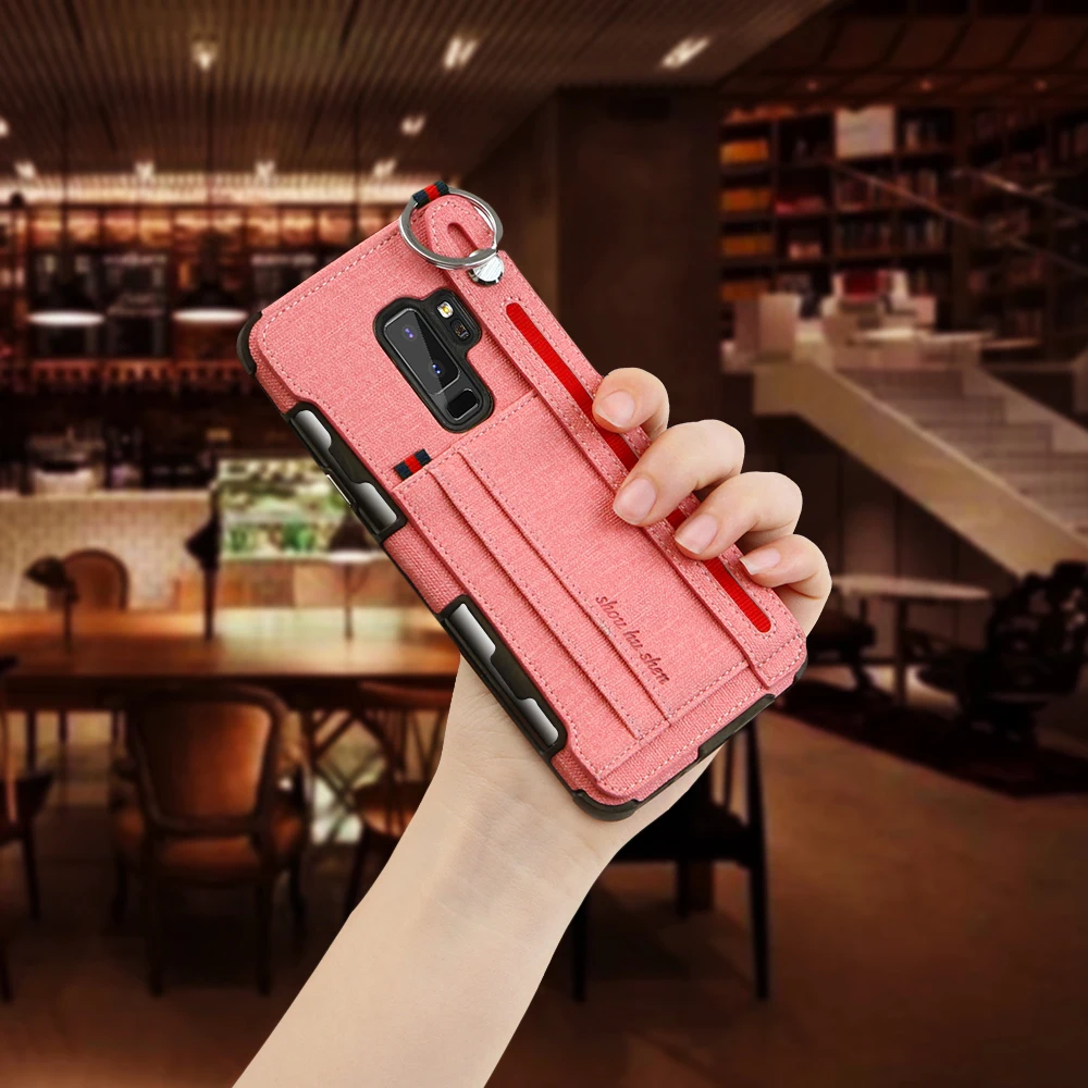 NYFundas чехол для Samsung Galaxy S10 lite plu s9 8 plus тканевый samsung note 9 |