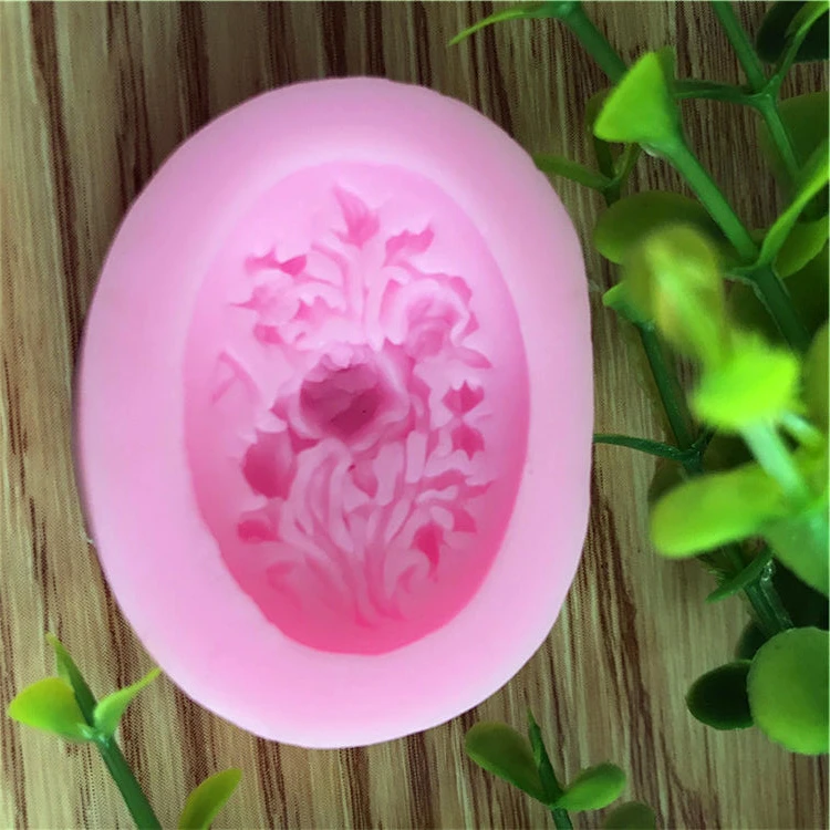 DIY украшения для торта цветочные комки в форме помады сахар художественные