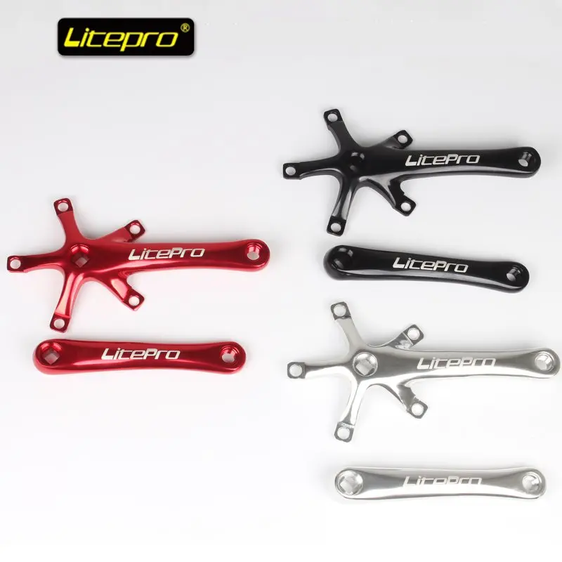 

Litepro MTB Folding road Bike Bicycle 170mm Crank arm Square Crankset BCD 130mm
