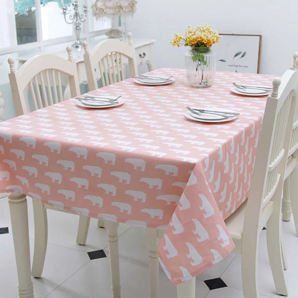 Скатерть Meijuner из полиэстера и хлопка мультяшное покрытие для стола скатерть с