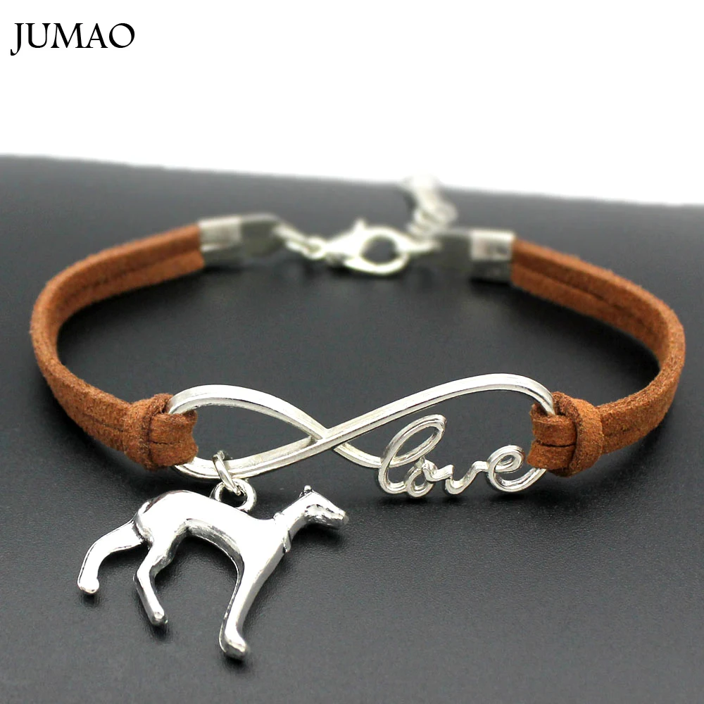 Браслет талисман с надписью Love Greyhound|jewelry for men|infinity lovecharm bracelet |