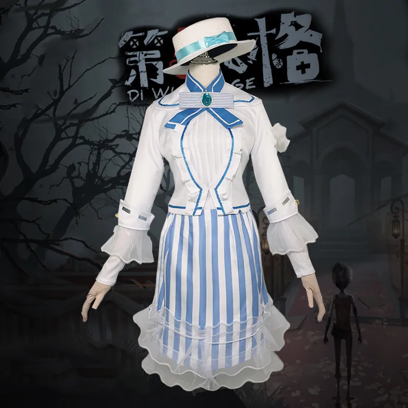 

Identity V Cosplay Costume Fifth Personality Air Force Marta Betanfeld Cosplay Costume Lolita Dress Halloween Carnival Party