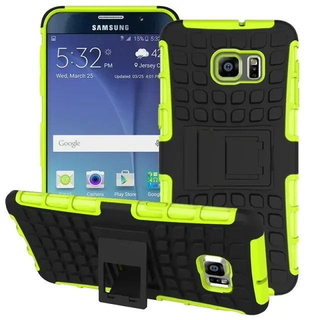For Samsung Note 5 Edge Case Hybrid TPU+PC Hard Armor Shockproof With Stand Function Cover Cases Galaxy Note5 |