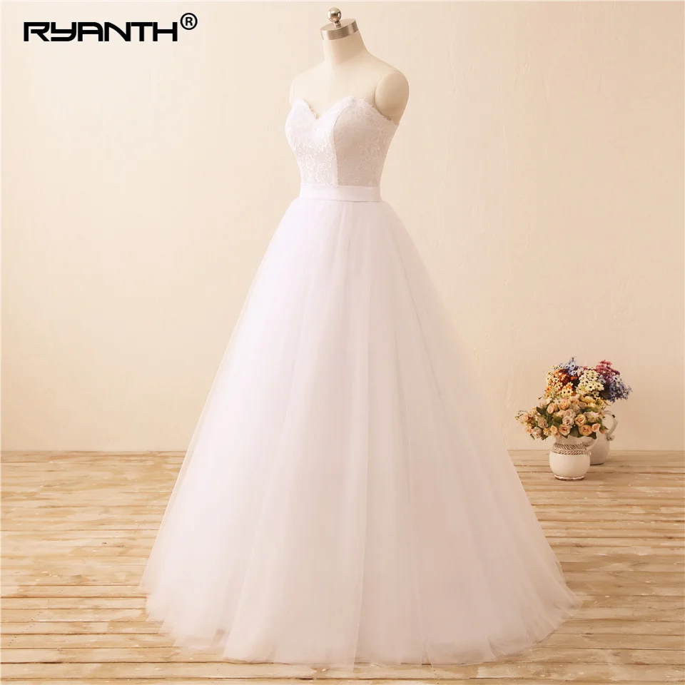 Пляжное свадебное платье Ryanth Boho недорогие богемные кружевные свадебные платья