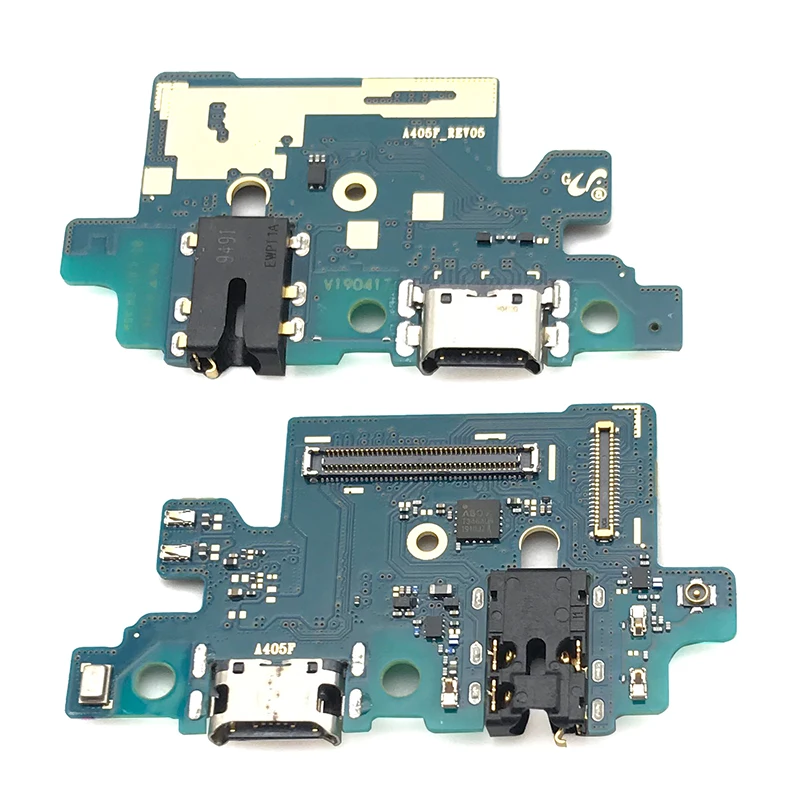 Micro USB зарядное устройство док-коннектор, зарядный порт микрофон гибкий кабель для samsung A40 A405F запасные части
