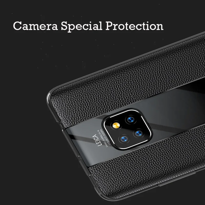 Модный чехол для телефона из натуральной кожи с ТПУ huawei Mate10 20 30 Pro iphone xs max XR против