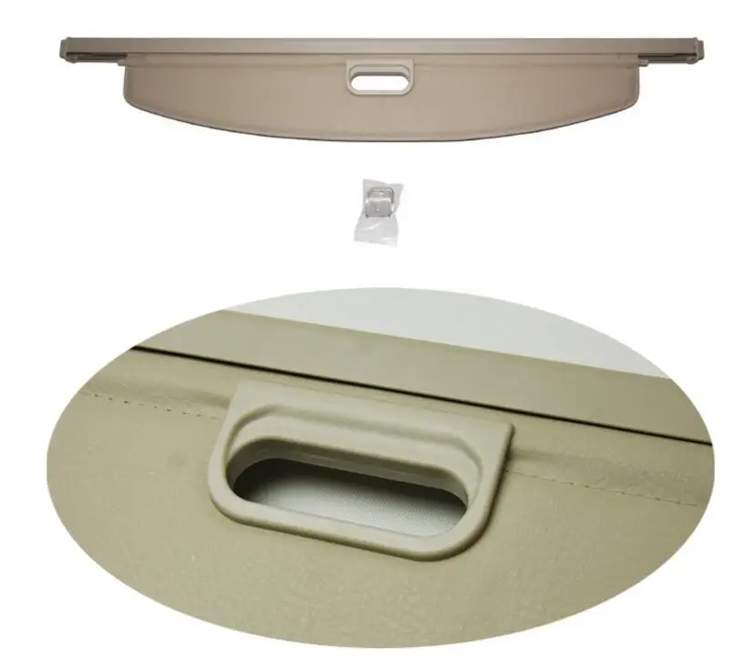 

Высококачественный защитный чехол для заднего багажника автомобиля, защитная крышка для экрана Карго, чехол для Cadillac SRX 2009-2015 (черный, бежев...