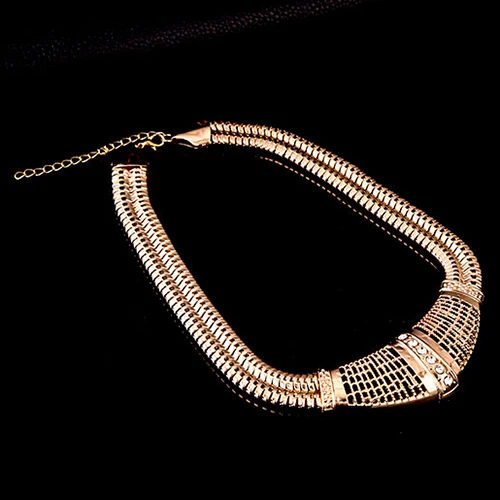 Горячих женщин Свадьба Подарок Чистая Толщиной Choker Ожерелье Браслет Кольцо
