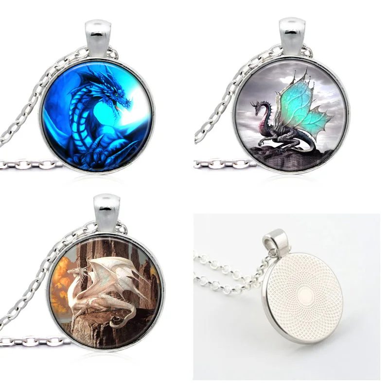 Ожерелье с драконом расписанное вручную ожерелье подвеской драгоон цепочка для