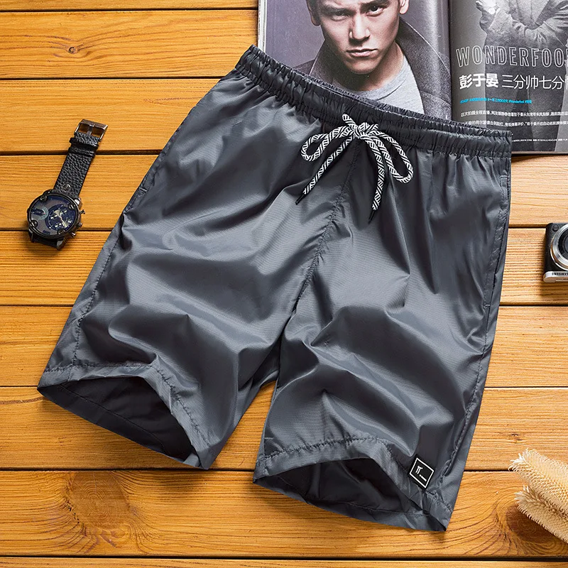 

New Men Causal Shorts Summer Quick Dry Skinny Mid Shorts
