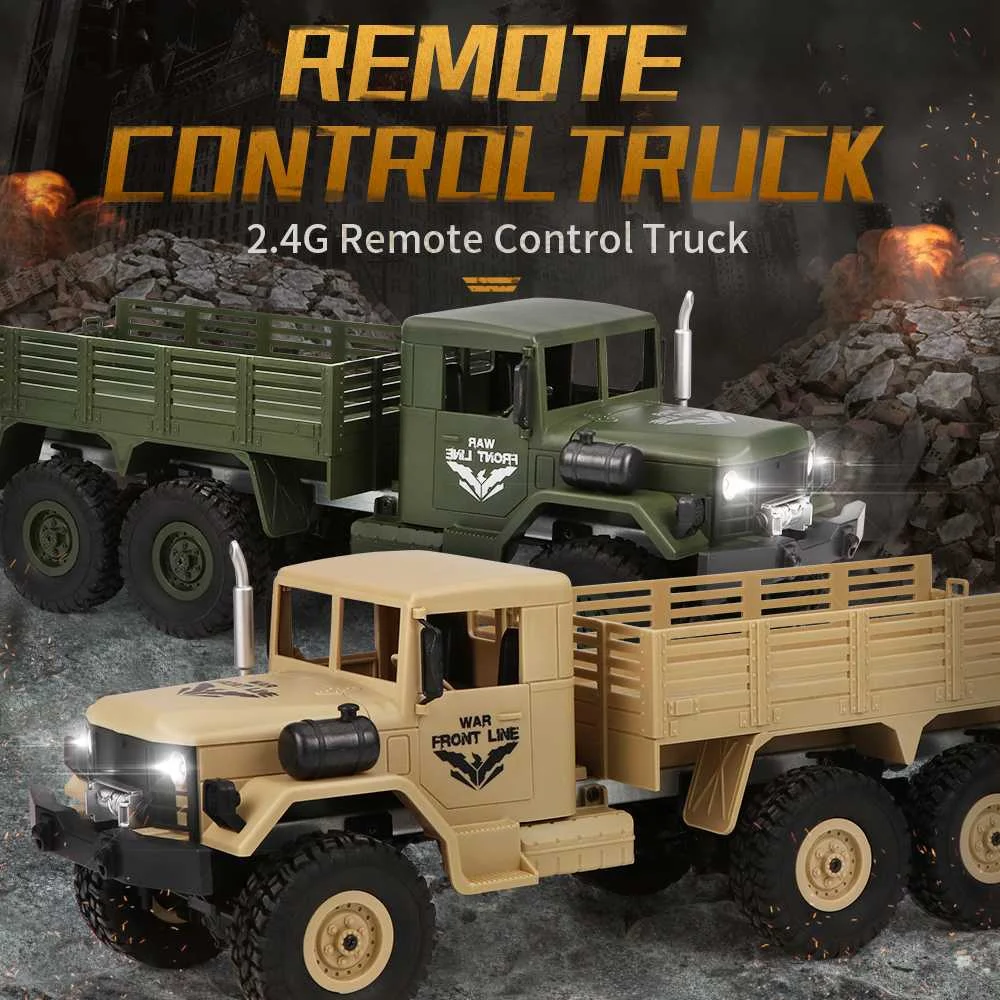 JJR/C JJRC Q62 1/16 2.G 4WD внедорожный военный багажник гусеничный Радиоуправляемый