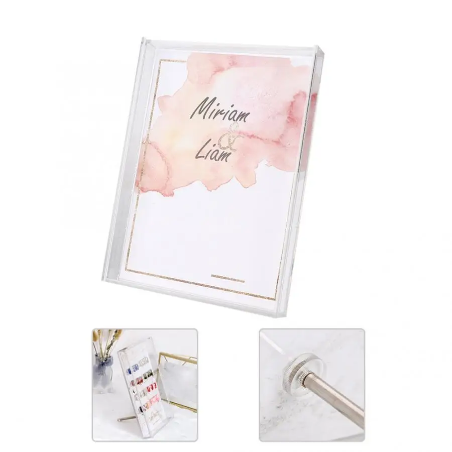 Акриловая рамка для демонстрации дизайна ногтей Цветной Гель-лак маникюрного